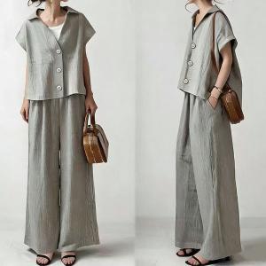 セットアップ レディース 夏服 トップス シャツ...の商品画像
