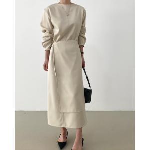 セットアップ レディース 春服 ワンピース 長...の詳細画像1