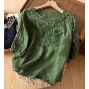 春物 レディース ブラウス 服 レディースアジ...の詳細画像4