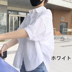 夏物 レディース シャツ ブラウス 服 レディ...の詳細画像1
