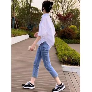 夏物 レディース シャツ ブラウス 服 レディ...の詳細画像3
