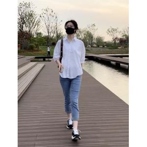夏物 レディース シャツ ブラウス 服 レディ...の詳細画像4
