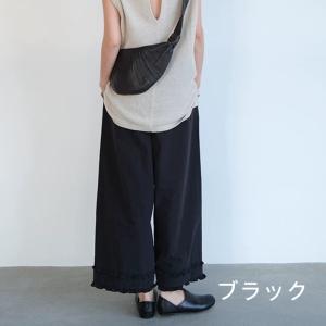 ワイドパンツ レディース 春服 夏服 ボトムズ...の詳細画像1