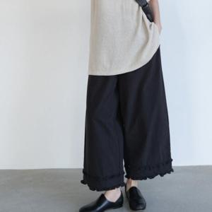 ワイドパンツ レディース 春服 夏服 ボトムズ...の詳細画像5