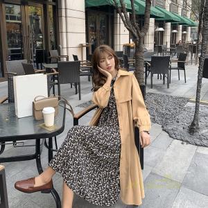 トレンチ風ワンピースの商品一覧 通販 Yahoo ショッピング