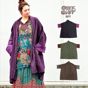 カーディガン レディース ユニセックス SPTストライプ＆モン族