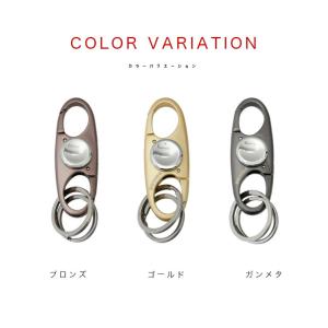 カラビナ キーホルダー 両面カラビナ ハンドス...の詳細画像2