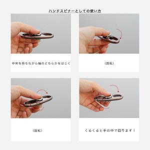カラビナ キーホルダー 両面カラビナ ハンドス...の詳細画像5