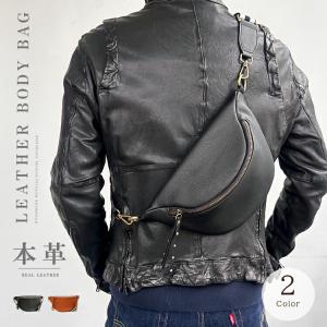 新品 本革 MOTOBLUEZ ダイヤステッチ レザーボディバッグ ブラック 送料無料】MOTOBLUEZ バッファローレザーファニーパック ダイヤ