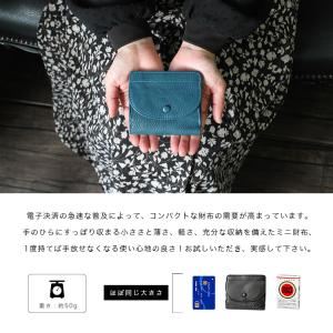 財布 メンズ 二つ折り 本革 レザー ミニ財布...の詳細画像4