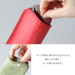 メガネケース メンズ レディース 本革 イタリ...の詳細画像4