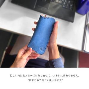 メガネケース メンズ レディース 本革 イタリ...の詳細画像5