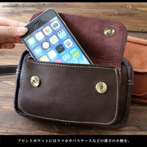 バッグ メンズ ボディバッグ 本革 レザー 人...の詳細画像4