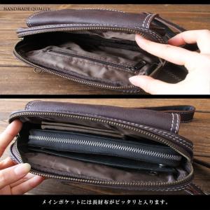 バッグ メンズ ボディバッグ 本革 レザー 人...の詳細画像5