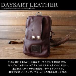 バッグ メンズ ベルトポーチ 本革 レザー ス...の詳細画像1