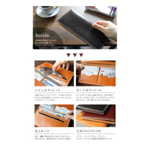 財布 メンズ 長財布 本革 レザー 薄い シン...の詳細画像5