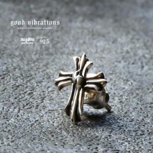 good vibrations ピアス シルバー925 メンズ レディース ブラック
