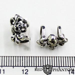 アクセサリー パーツ シルバー925 百合の紋章小シルバーパーツ