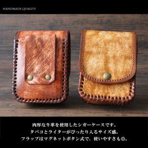 シガレットケース レザー 本革 タバコケース ...の詳細画像1