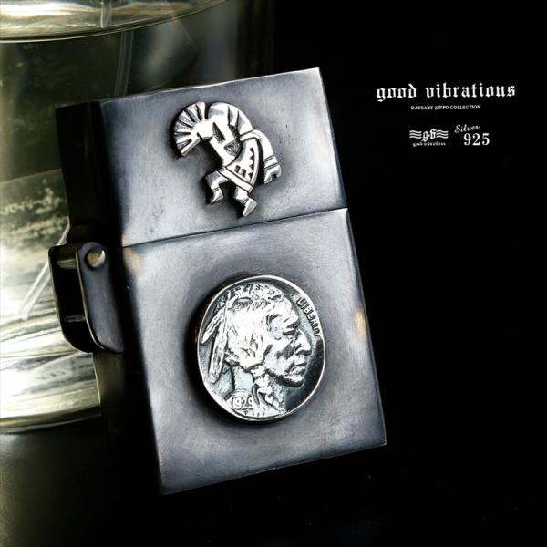 good vibrations グッドバイブレーション Zippo ジッポライター コイン ココペリ...