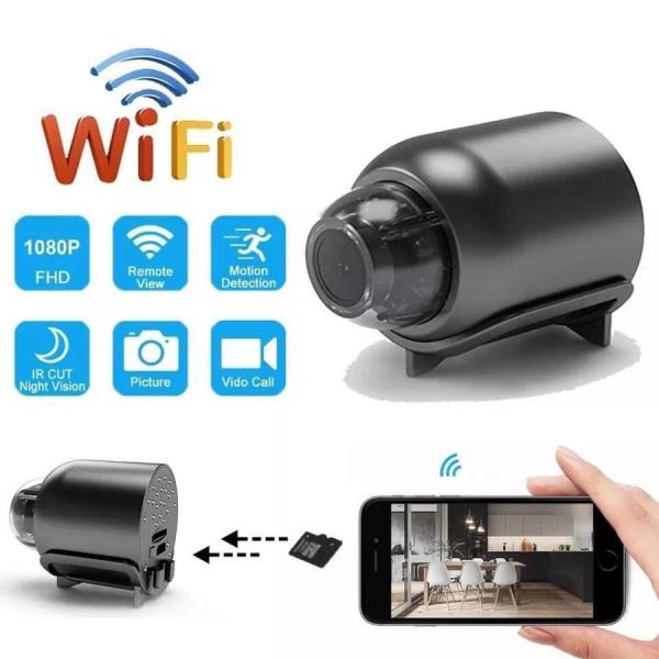 遠隔確認機能付きスマート防犯カメラ【Wifi 防犯カメラ】カメラ WiFi MINI 小型 配線が必...