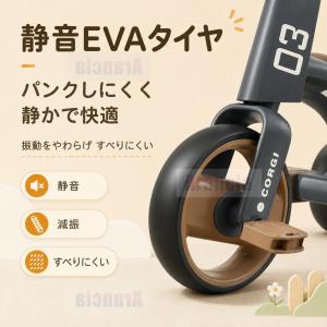 【組立品】三輪車 3歳 5歳 手押し棒付き 子...の詳細画像4