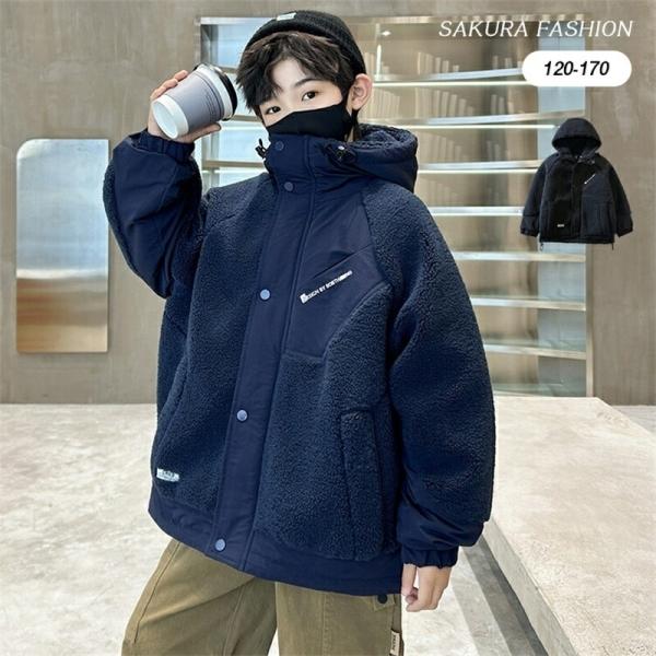 コート ボア 子供服 子ども服 こども服 キッズ 男の子 ボーイズ 長袖 アウター コート 中綿入れ...