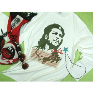 CHE GUEVARA 革命家の資質　チェ・ゲバラ長袖Ｔシャツ　ゲバラロンT　キューバ革命 revo...