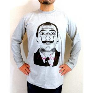 劇薬系★ダリ長袖Ｔシャツ【サイズ：S 、M 、L 、XL 、2XL】ダリのロンT アートTシャツ サ...