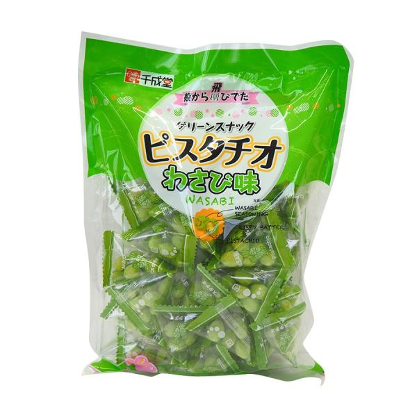 千成堂 業務用 グリーン スナック ピスタチオ わさび味 215g X 3個　お菓子 おやつ おつま...