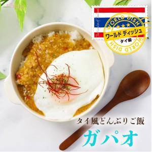 ガパオ タイ風どんぶりご飯 レトルト食品　ワールドディッシュ ポイント消化 利用