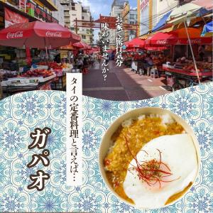 ガパオ タイ風どんぶりご飯 レトルト食品 ワー...の詳細画像1