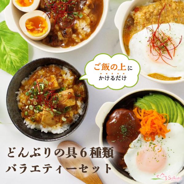 牛丼 ルーロー飯 麻婆豆腐 丼の具６種バラエティー詰め合わせ ギフトセット 食品