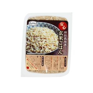 レンチンご飯 安心玄米ごはん 160g　残留農薬ゼロ マイセンのレトルト玄米ご飯パック レンチンごはん レンチン食品 レンチン 常備食 備蓄食 防災食