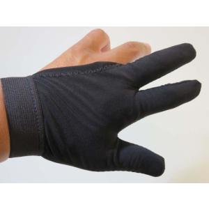 ビリヤード　グローブ　黒　ブラック　メンズ ビリヤード用品