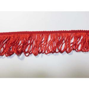 フリンジ風 ブレード 赤 レッド 4060-red　巾約5cm　10cm単位