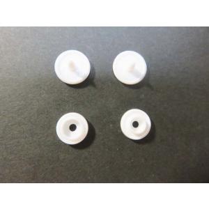 プラスチック スナップボタン 1組 10mm 白...の商品画像