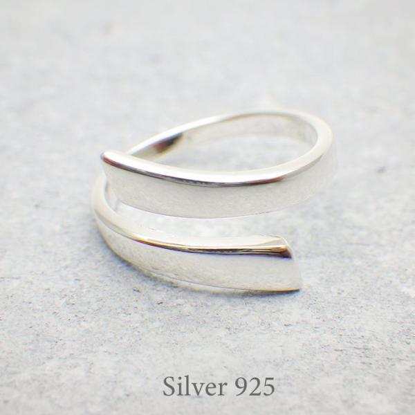 指輪 レディース シルバー925 リング 太め 11号 フリータイプ シンプル アレルギー対応 プレ...