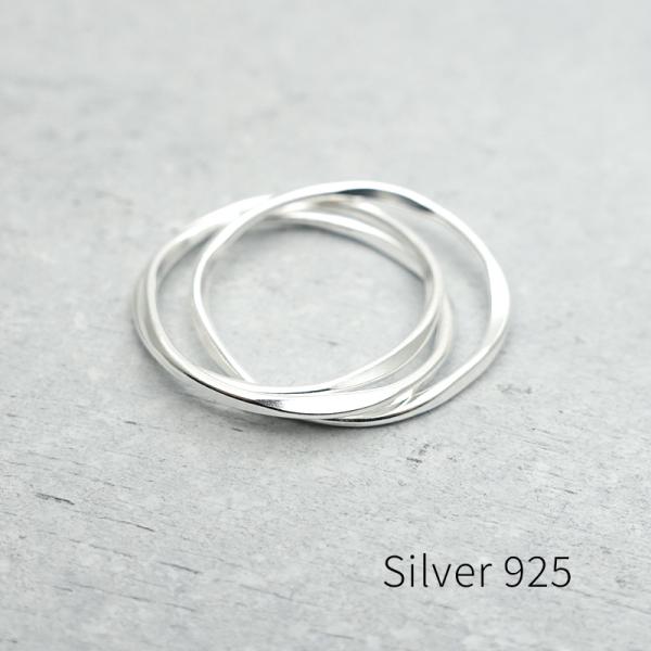 指輪 3連 シルバーリング レディース シルバー925 アレルギー対応 9号 11号 12号 13号...