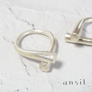 LEMAIRE（ルメール） CURVED MINI DROP ピアス シルバー 両耳用 AC278