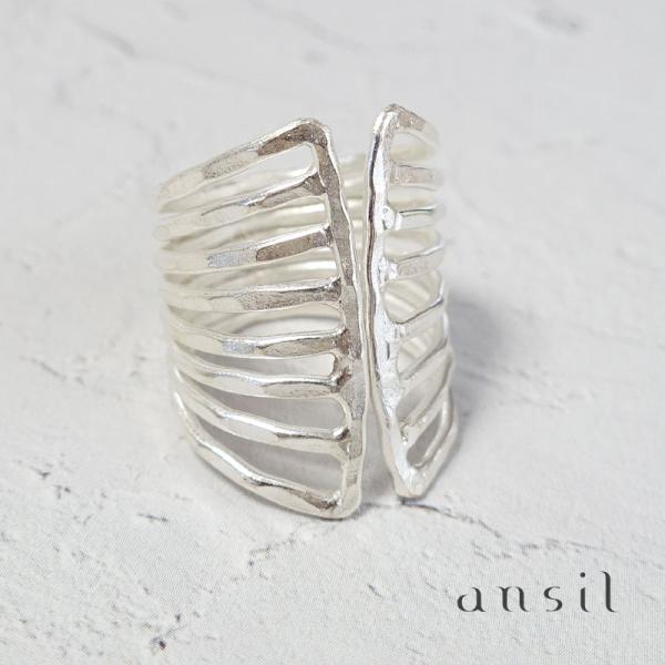 カレンシルバーリング 指輪 レディース 太め 13号 17号 フリー 金属アレルギー対応 シルバー9...