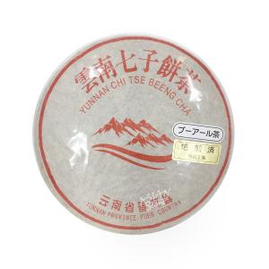 プーアル茶 茶餅 中茶牌 雲南七子餅茶（生茶）7枚セット 十八年陳