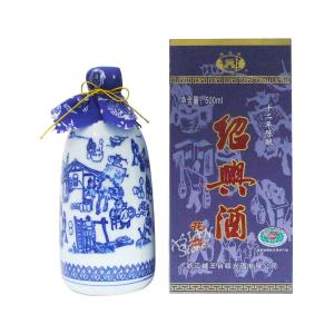 越王台陳年20年花彫酒 青磁 500ml 青磁入り 紹興酒 中国 輸入酒 お土産