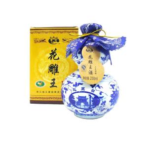 【常温便】【紹興酒】越王台陳年10年花彫王250ml【6925508700440】【異なる配送便の商品の同時購入不可】｜asianstore-kakyo