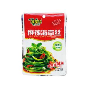 【常温便】味聚特辛口ワカメ（細切り）/味聚特麻辣海帯糸80g【6937082260302】【異なる配送便の商品の同時購入不可】