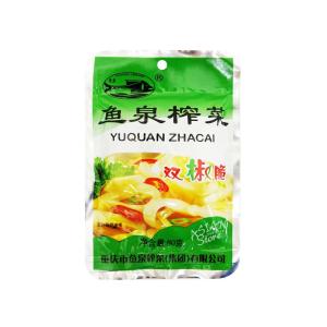 【常温便】味付けザーサイストリップ/魚泉搾菜　双椒脆80ｇ【6902253003569】【異なる配送便の商品の同時購入不可】