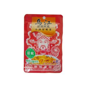 【常温便】烏江 ザーサイストリップ/重慶烏江 鮮脆搾菜糸 80g【6901754141008】【異なる配送便の商品の同時購入不可】