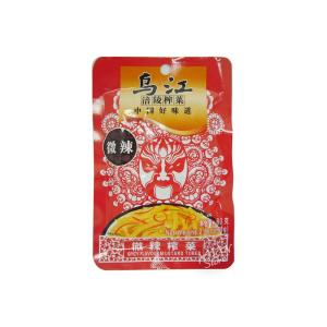 【常温便】烏江 ピリ辛ザーサイ/重慶烏江 微辣搾菜 80g【6901754050195】【異なる配送便の商品の同時購入不可】