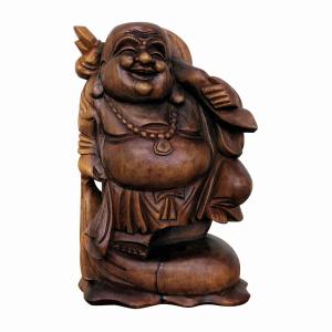 ドラゴンの木彫り 龍の木彫り スワール無垢材 左向き 50cm 竜の木彫り