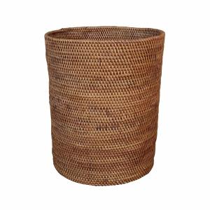 アタ＆ラタン ダストボックス ゴミ箱 バリ島 25cmX28cm ごみ箱